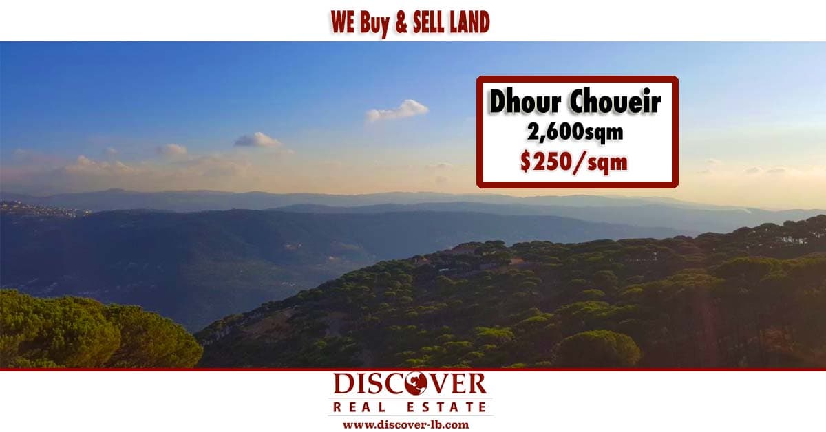 Land / Plot for sale in Dhour - el - Shoueir, Metn