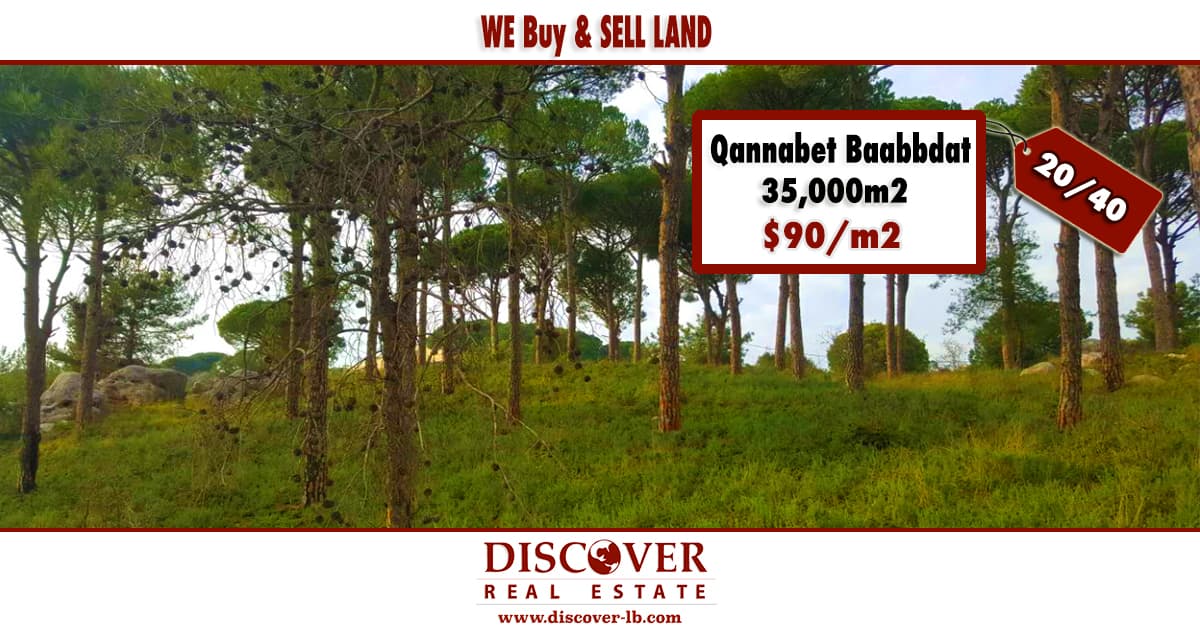 Ratio : 20/60 Possibility to build 4 floors + roof , Land with Development potential ! Easy to Moderate Slope , Great View