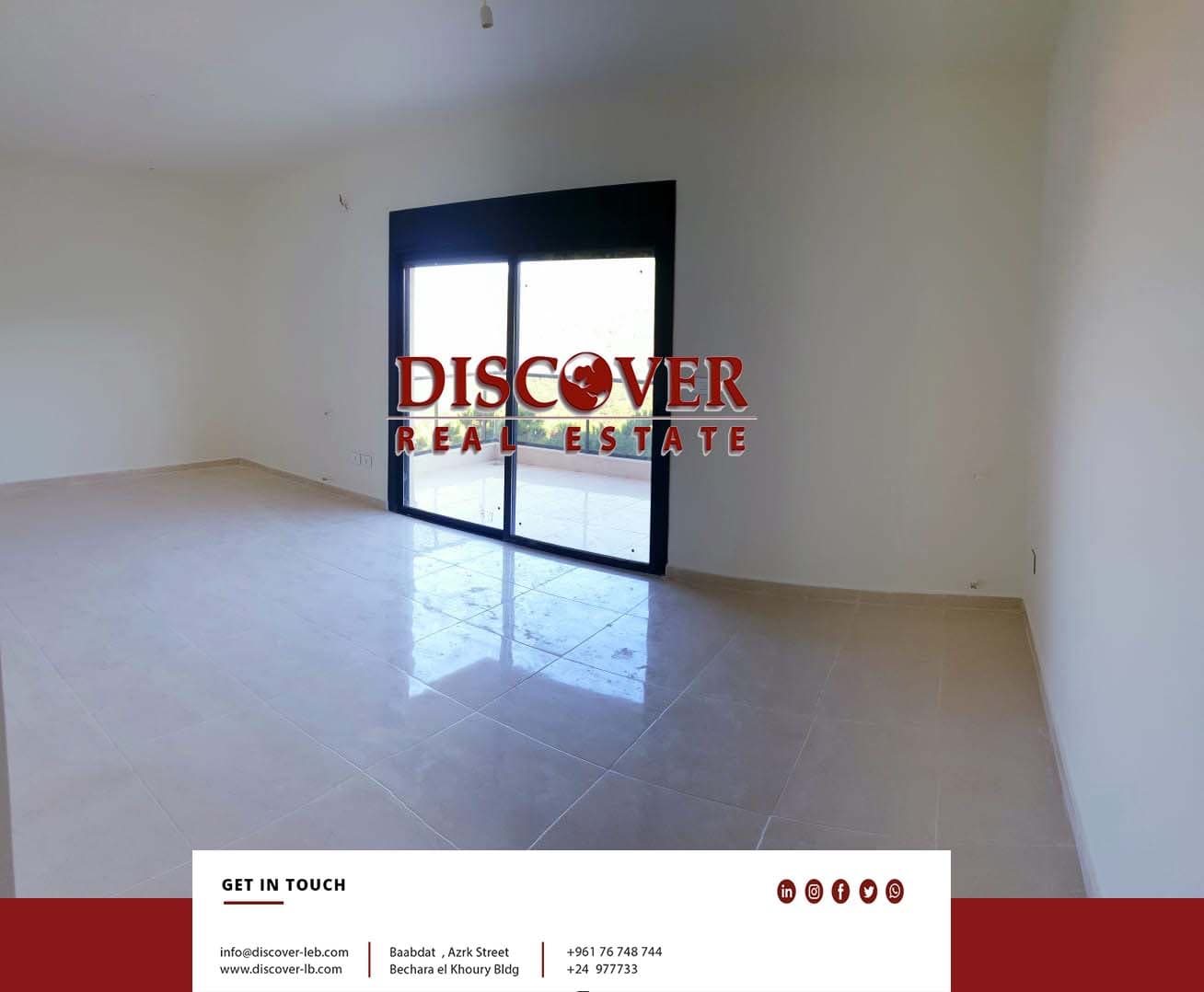 Apartment for sale in Baabdath with panoramic View