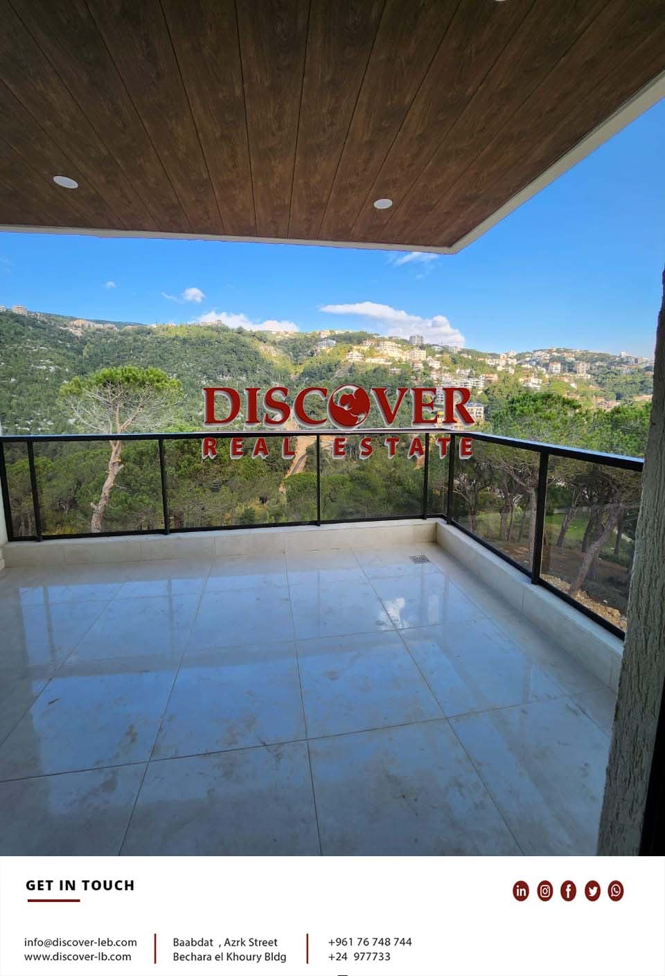 Apartment for sale in Baabdat with panoramic View !