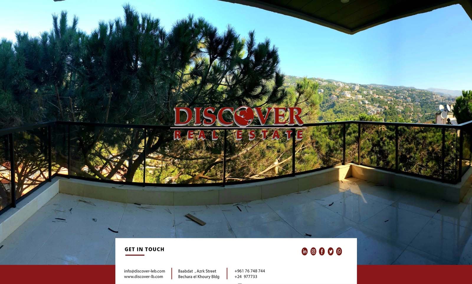 Brand new apartment for sale in Baabdat + view