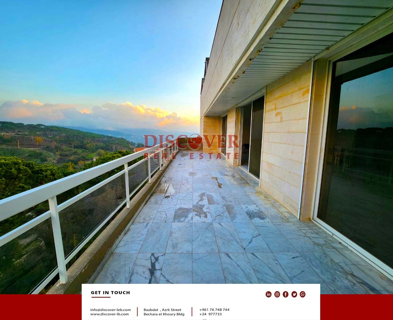 PentHouse for sale in Baabdat - SHALIMAR
