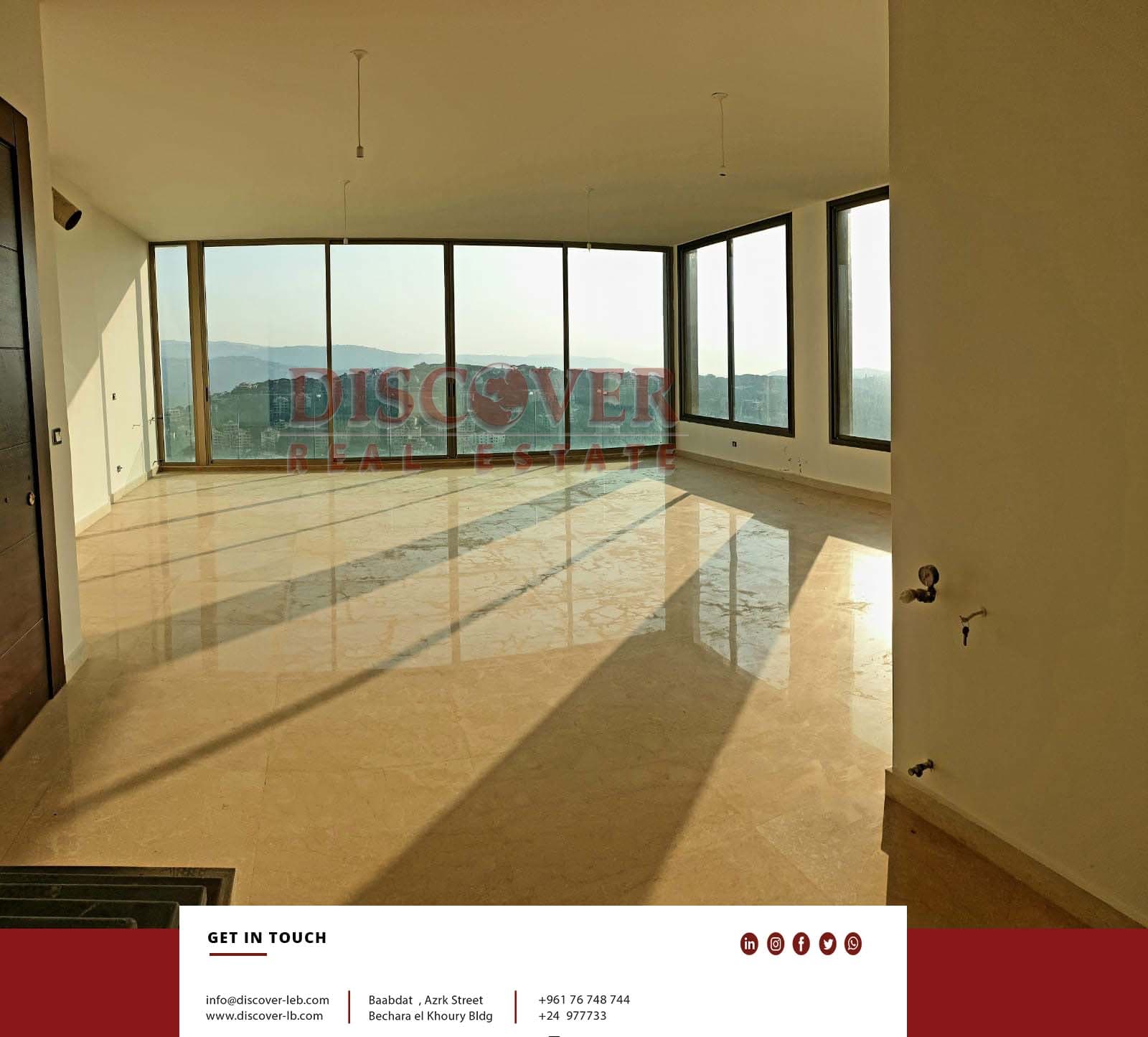 Stunning Duplex for sale in Baabdat -Dahr Sawan with view